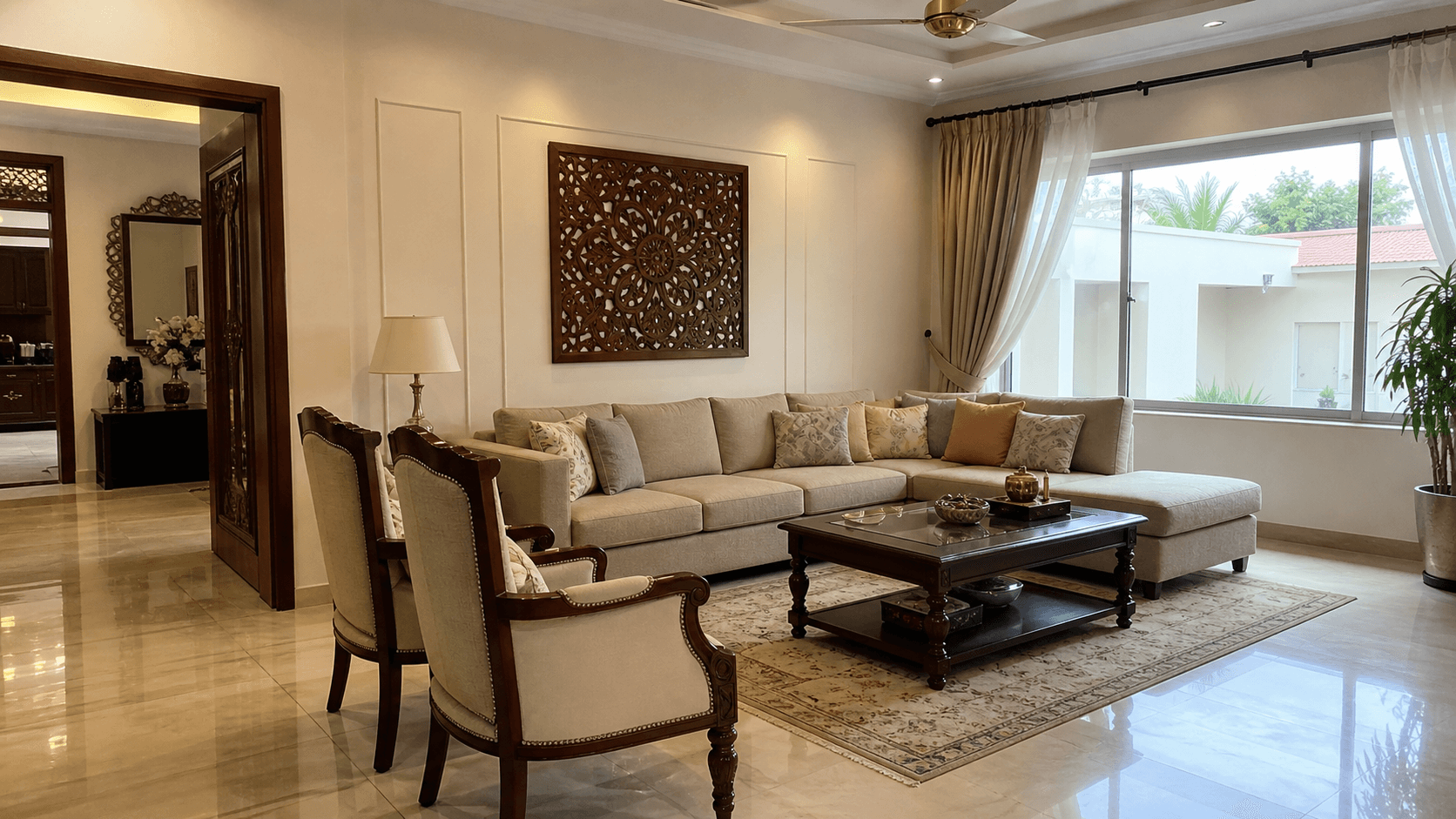 Representative Pakistani home interior